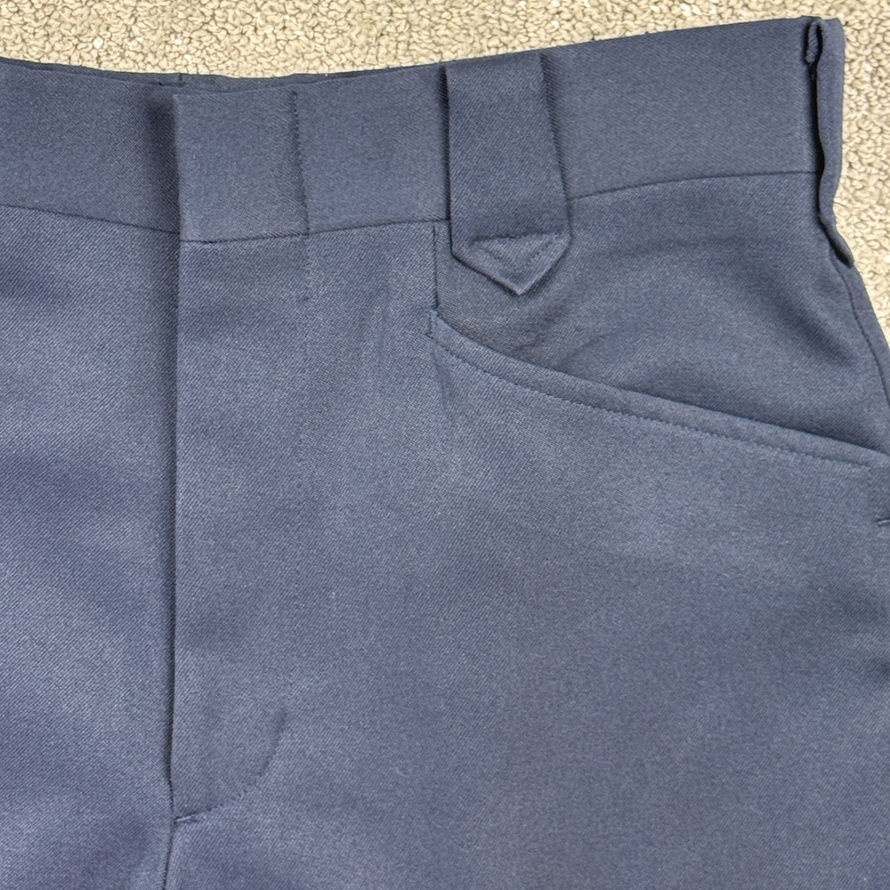 VTG Circle S Dress Pants Mens 32x29 Navy Blue Western Ranch Cowboy Trousers 70s